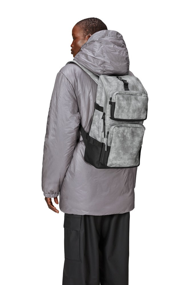 Rains Trail Cargo Backpack W3 Distressed Grey-Ryggsekker-BagBrokers