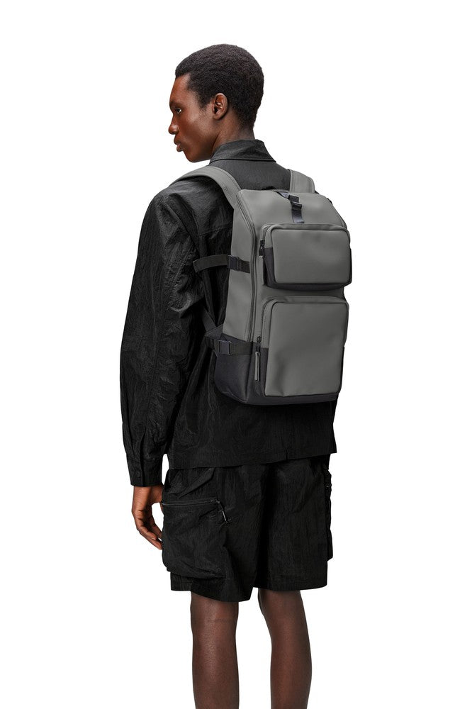 Rains Trail Cargo Backpack W3 Grey-Ryggsekker-BagBrokers