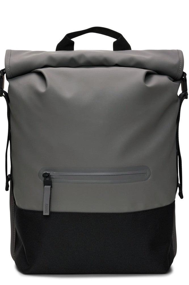 Rains Trail Rolltop backpack W3 Grey-Ryggsekker-BagBrokers