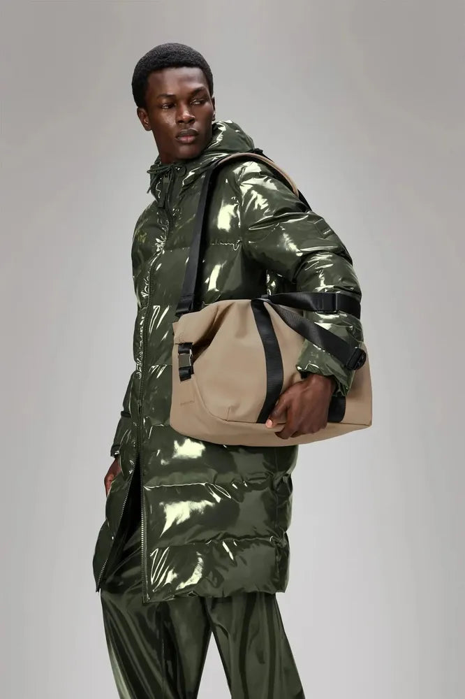 Rains Valera Weekend Bag Small Beige-Bagger-BagBrokers