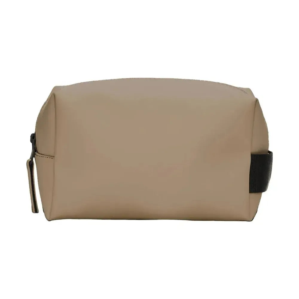 Rains Wash Bag Small Toalettmappe Beige-Toalettmappe-BagBrokers