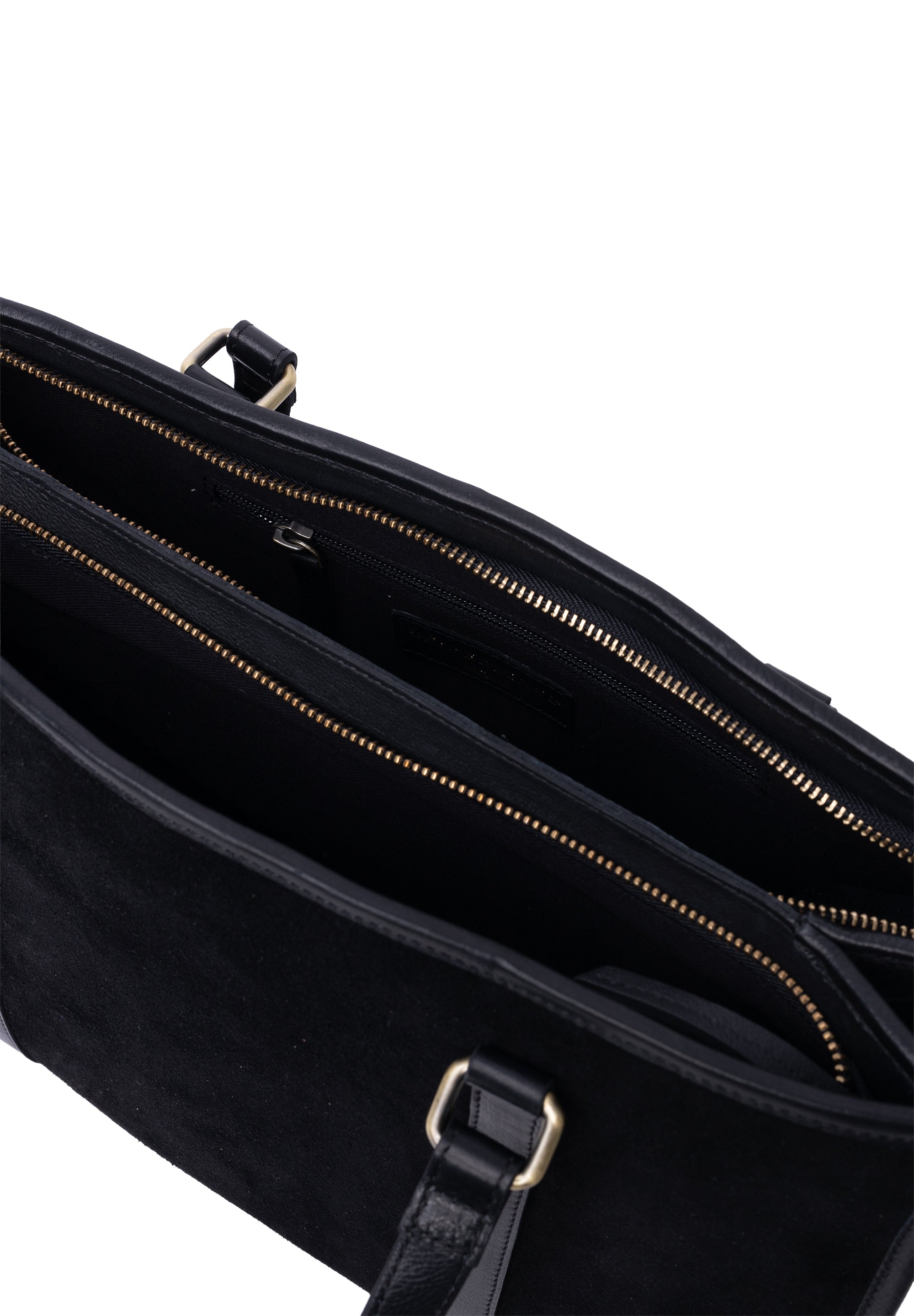 Re:Designed Est 2003 Sola skulderveske i semsket skinn Black-Veske-BagBrokers