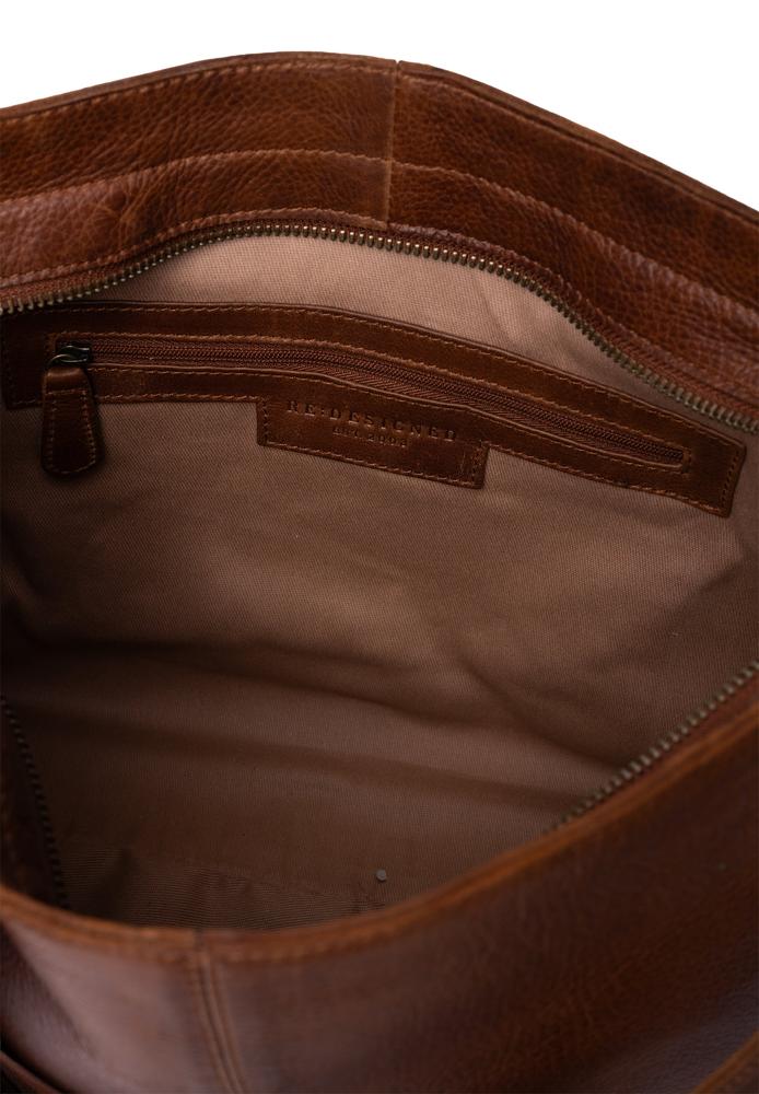 Re:Designed by Dixie Aro Urban small skulderveske i skinn Walnut-Damevesker-BagBrokers