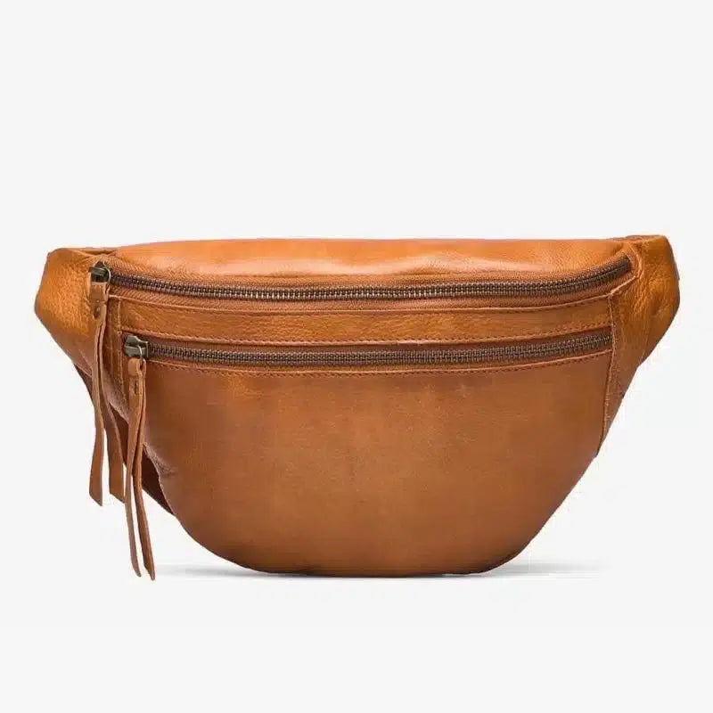 Re:Designed by Dixie Faust Urban bumbag i skinn Burned Tan-Damevesker-BagBrokers