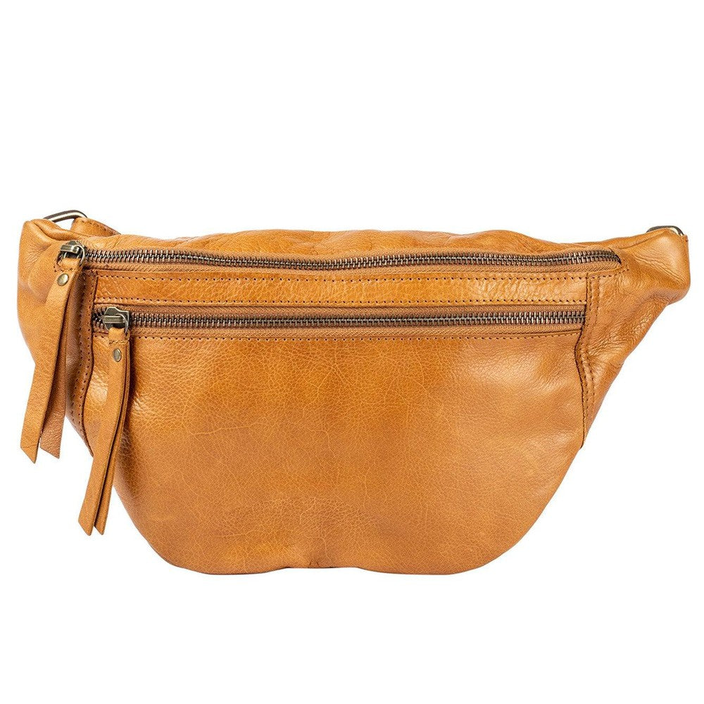 Re:Designed by Dixie Faust Urban bumbag i skinn Burned Tan-Damevesker-BagBrokers