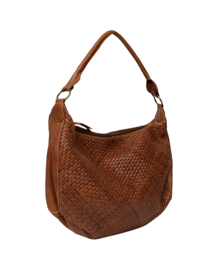 Re:Designed by Dixie Hester skulderveske i skinn Walnut-Damevesker-BagBrokers