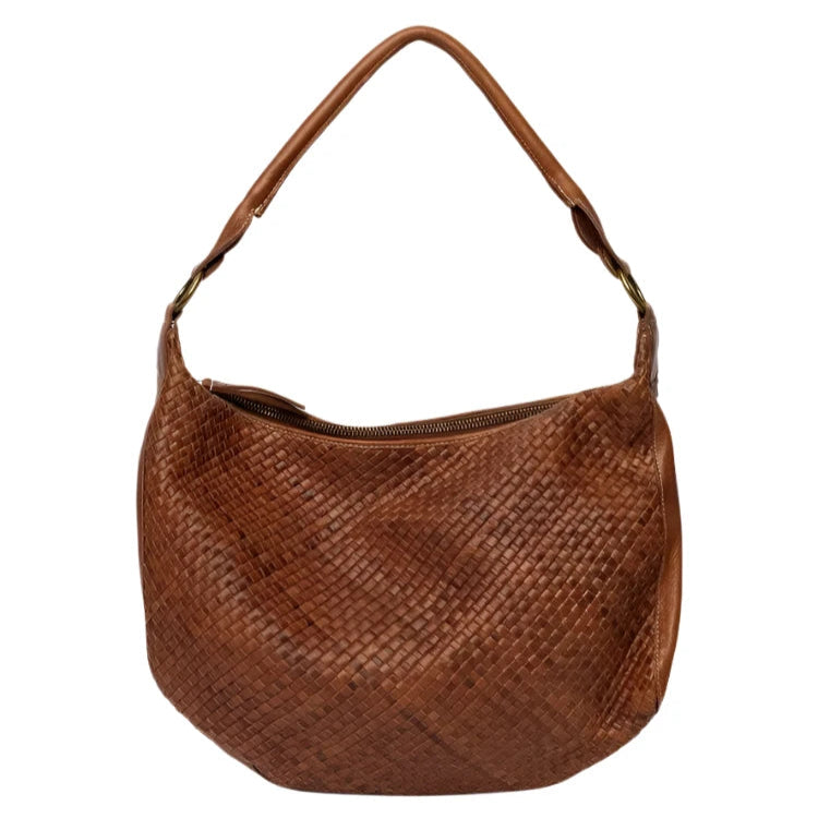 Re:Designed by Dixie Hester skulderveske i skinn Walnut-Damevesker-BagBrokers