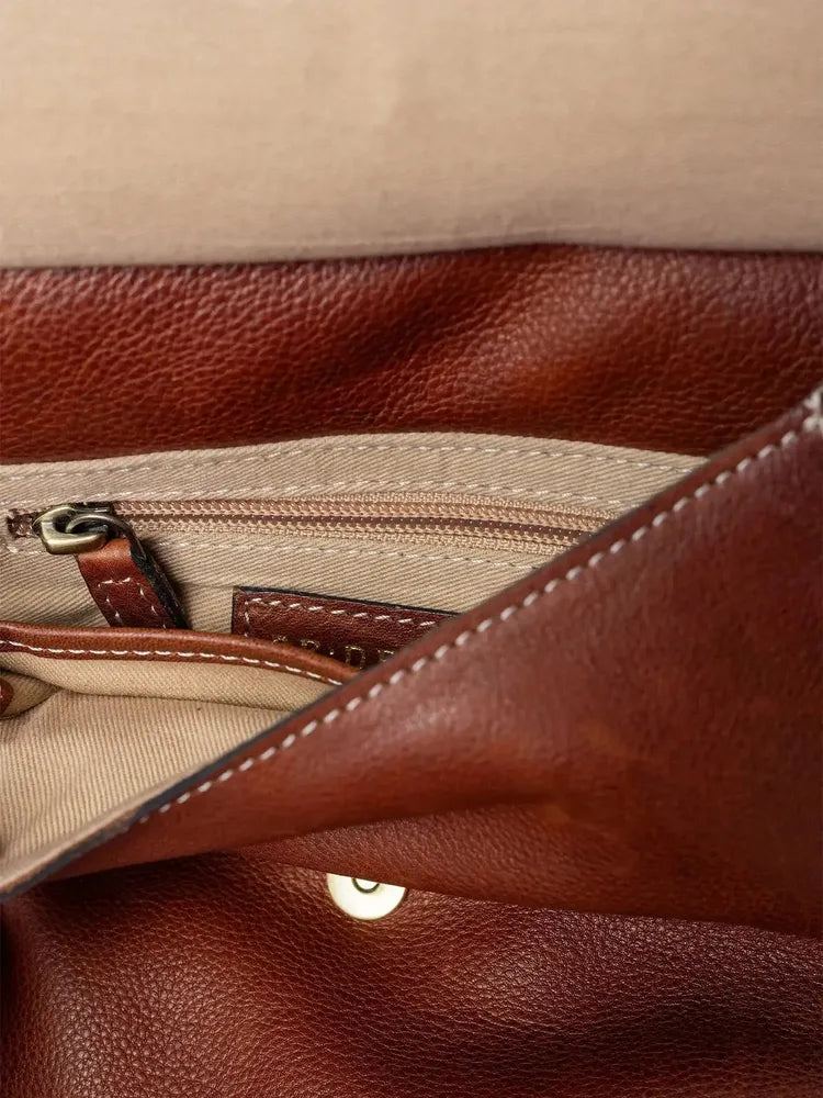 Re:Designed by Dixie Jeane Big Cognac-Damevesker-BagBrokers