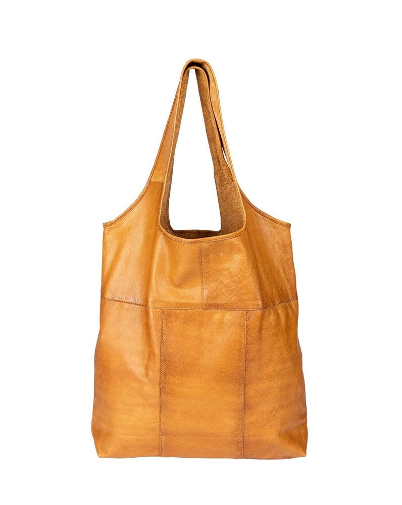 Re:Designed by Dixie Lyra Urban skulderveske i skinn Burned Tan-Damevesker-BagBrokers