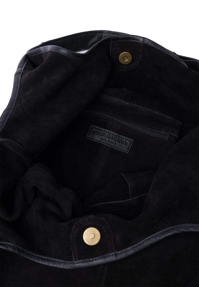 Re:Designed by Dixie Lyra Urban skulderveske i skinn Svart-Damevesker-BagBrokers