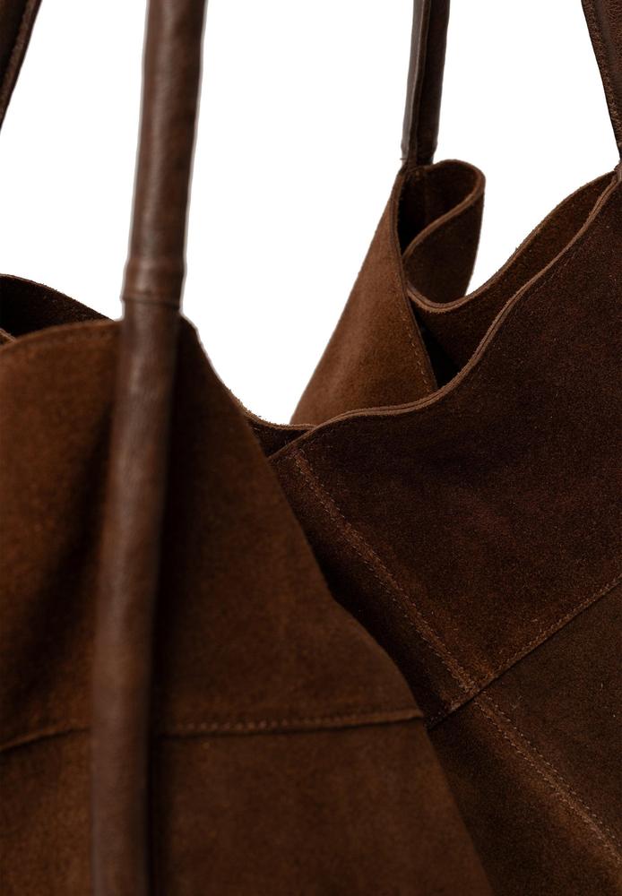 Re:Designed by Dixie Meno skulderveske i skinn Woodsmoke-Damevesker-BagBrokers