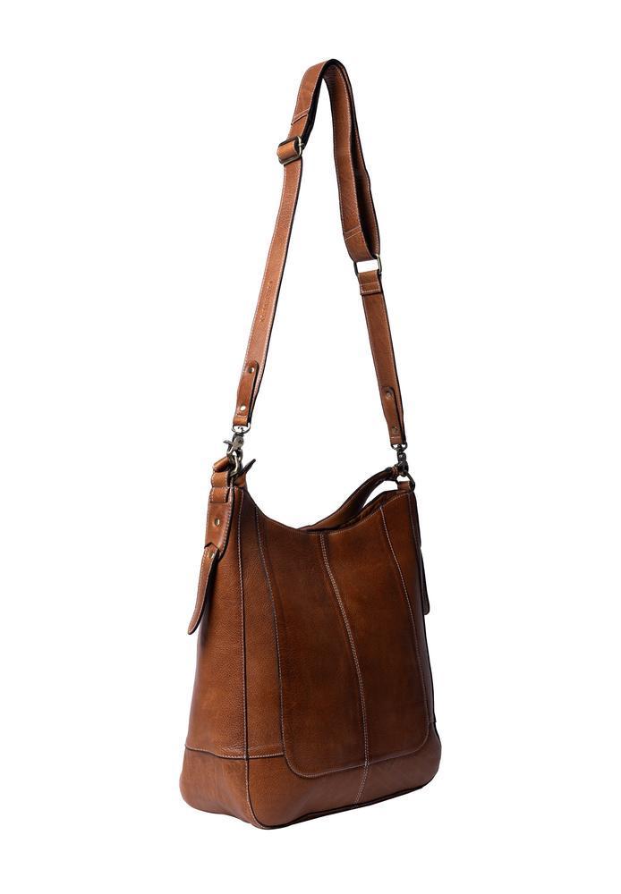 Re:Designed by Dixie Neri Big skulderveske i skinn Walnut-Damevesker-BagBrokers