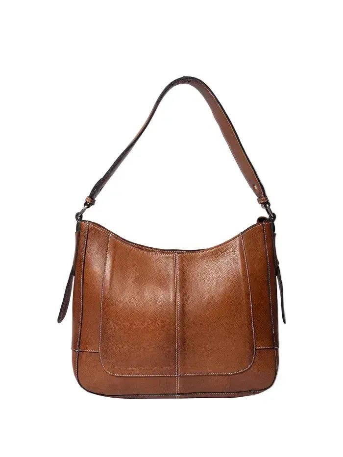 Re:Designed by Dixie Neri Small skulderveske i skinn Walnut-Damevesker-BagBrokers