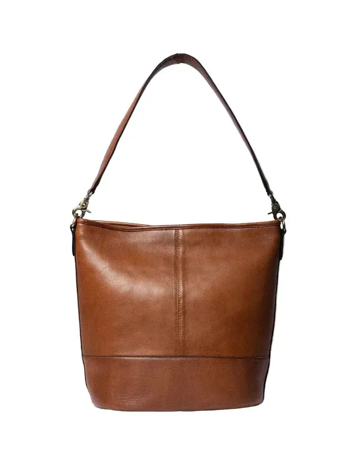 Re:Designed by Dixie Nomi skulderveske i skinn Walnut-Damevesker-BagBrokers