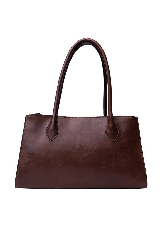Re:Designed by Dixie Ora Small skulderveske i skinn Brown-Damevesker-BagBrokers