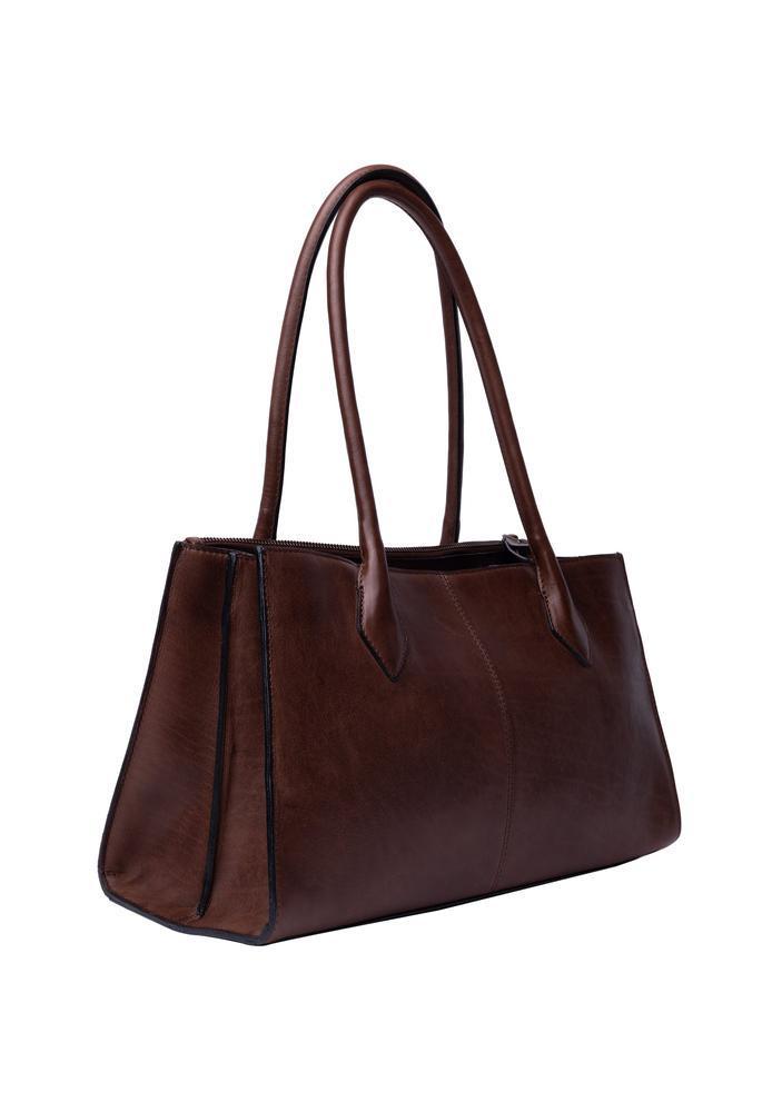 Re:Designed by Dixie Ora Small skulderveske i skinn Brown-Damevesker-BagBrokers