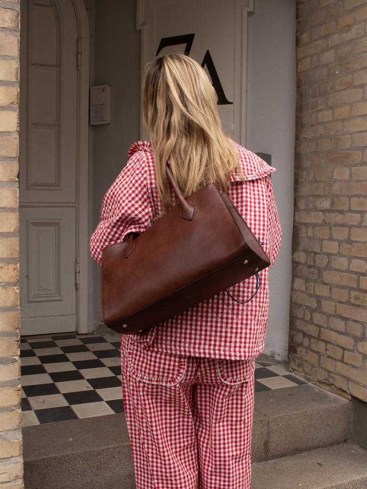 Re:Designed by Dixie Ora Small skulderveske i skinn Brown-Damevesker-BagBrokers