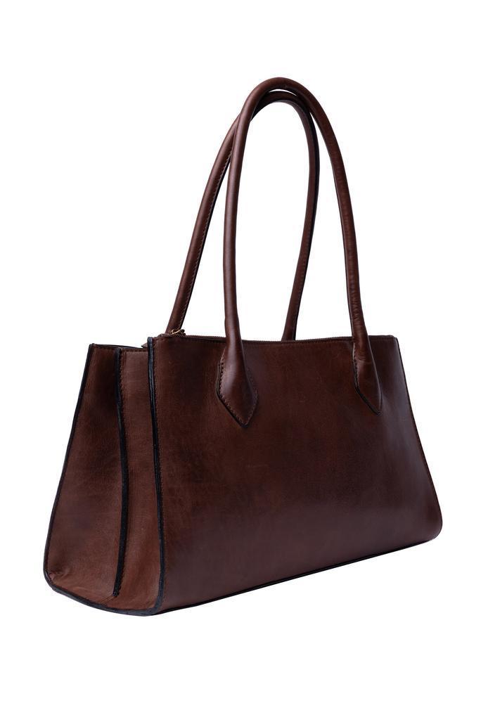 Re:Designed by Dixie Ora Small skulderveske i skinn Brown-Damevesker-BagBrokers
