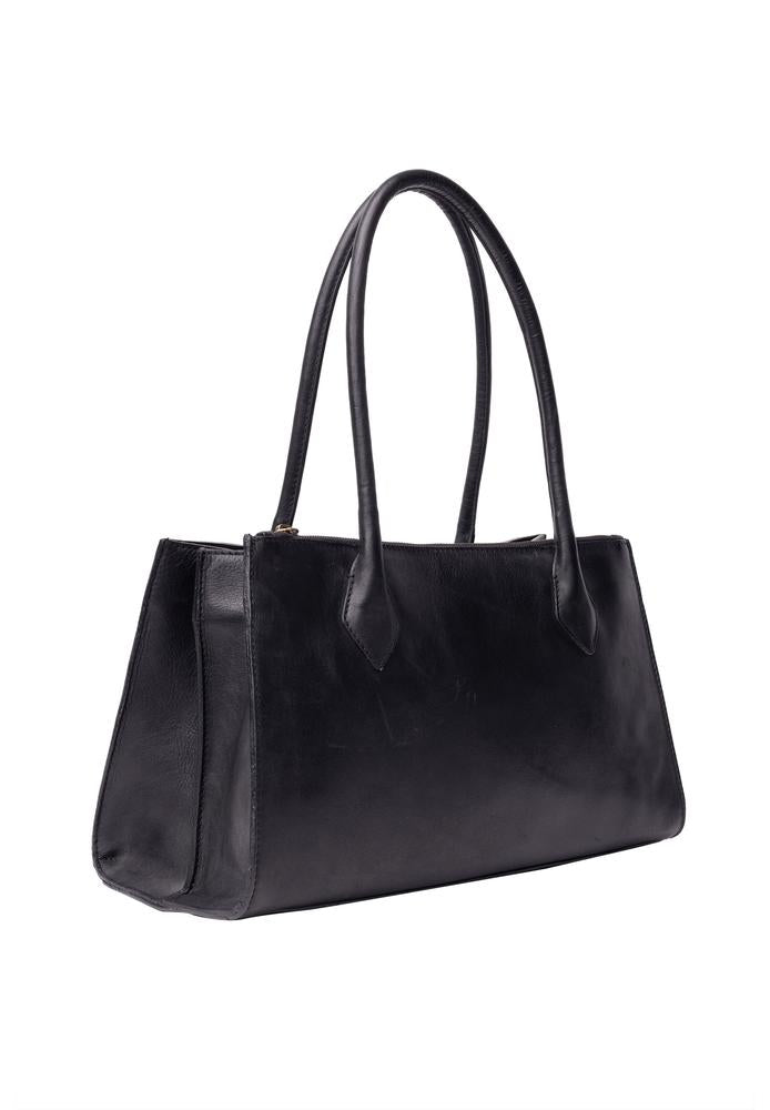 Re:Designed by Dixie Ora small skulderveske i skinn Svart-Damevesker-BagBrokers