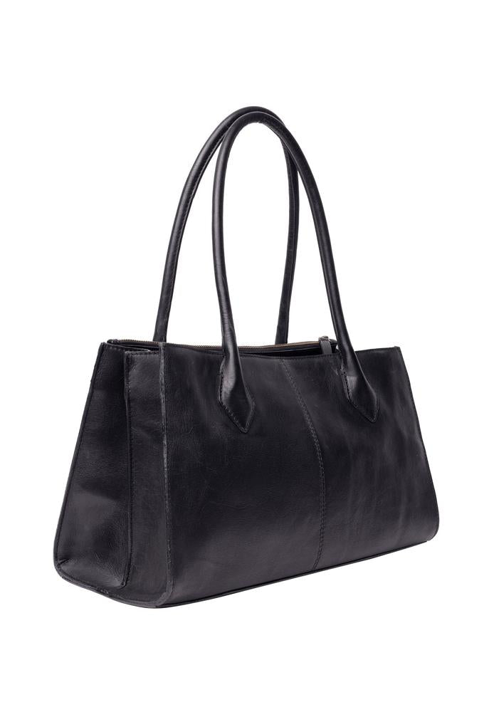 Re:Designed by Dixie Ora small skulderveske i skinn Svart-Damevesker-BagBrokers