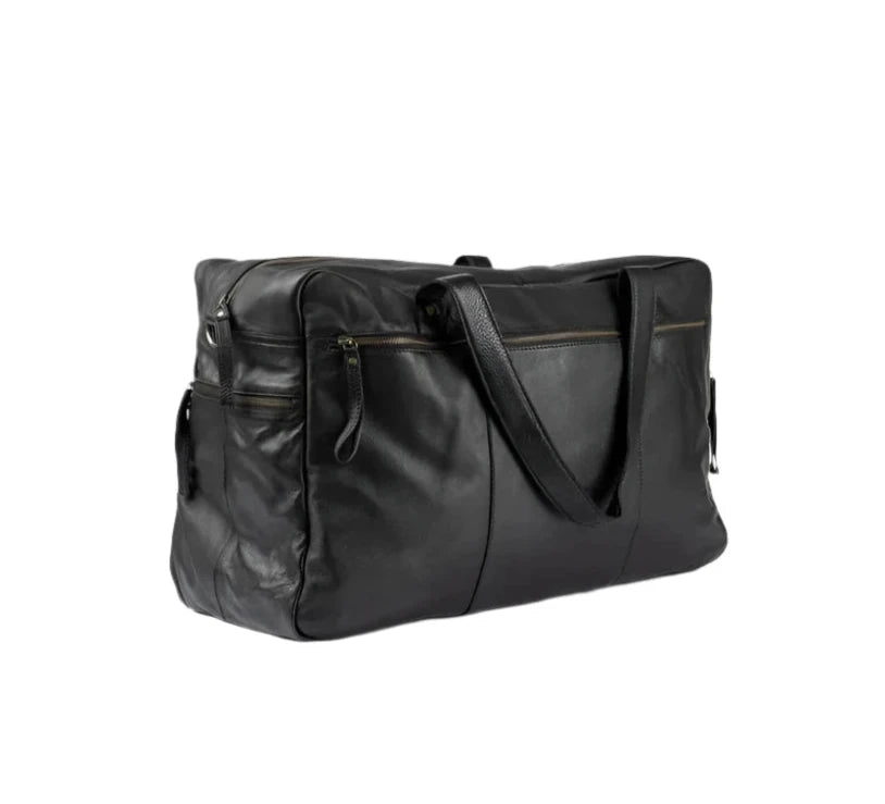 Re:Designed by Dixie Signe Urban Weekend Bag i skinn Svart-Bagger-BagBrokers