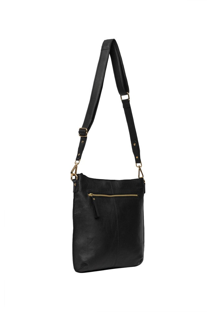 Re:Designed by dixie Fillis Big skulderveske i skinn Black-Damevesker-BagBrokers