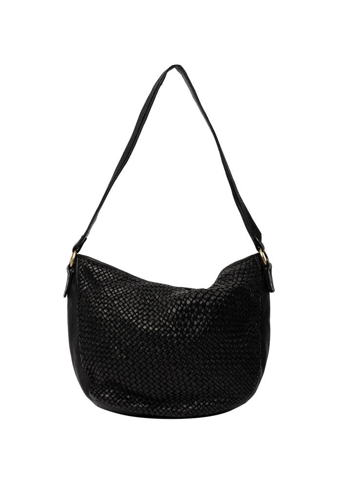 Re:Designed by dixie Melle skulderveske i skinn Black-Damevesker-BagBrokers