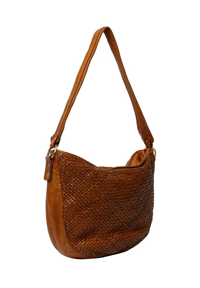 Re:Designed by dixie Melle skulderveske i skinn Tan-Damevesker-BagBrokers