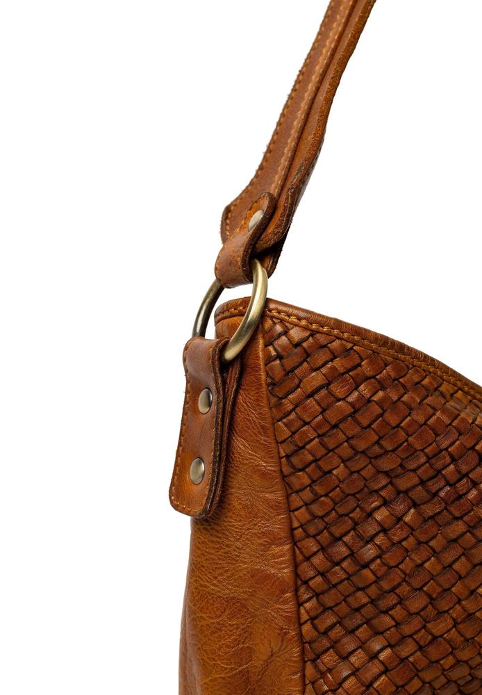 Re:Designed by dixie Melle skulderveske i skinn Tan-Damevesker-BagBrokers