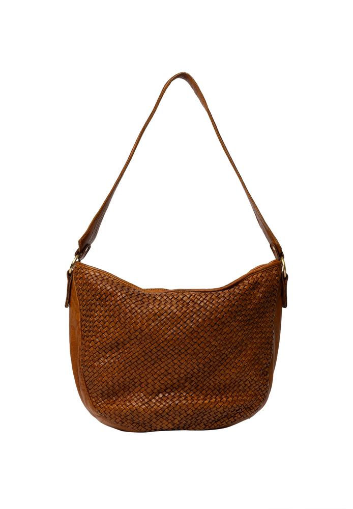 Re:Designed by dixie Melle skulderveske i skinn Tan-Damevesker-BagBrokers