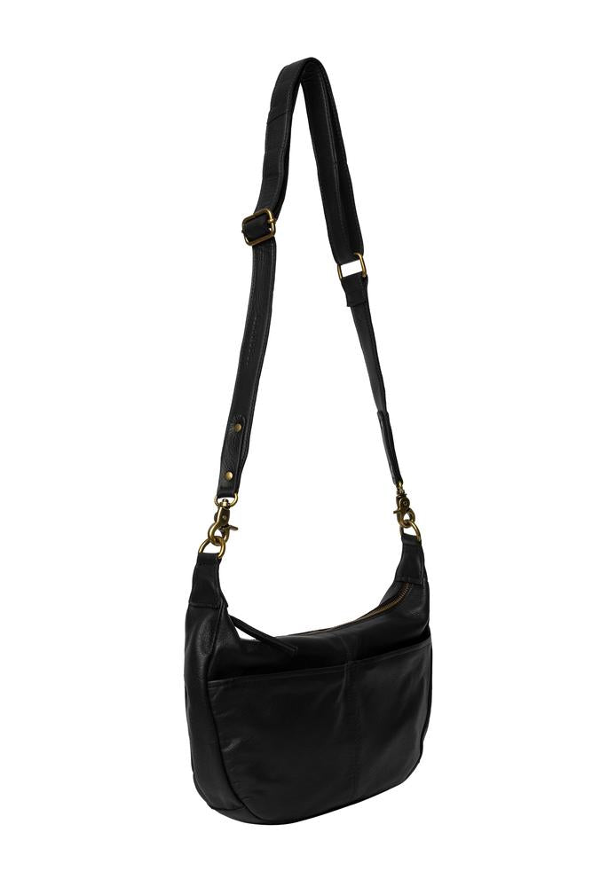 Re:Designed by dixie Mivi Small skulderveske i skinn Black-Damevesker-BagBrokers