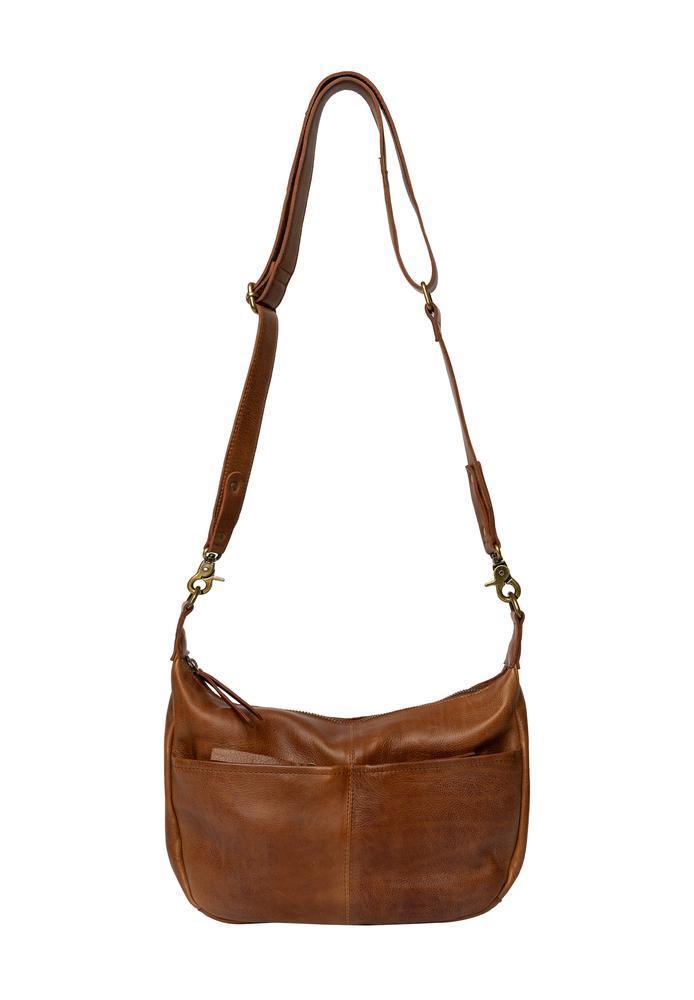 Re:Designed by dixie Mivi Small skulderveske i skinn Walnut-Damevesker-BagBrokers