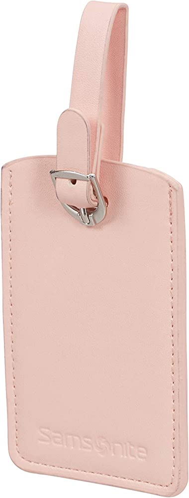 Rose Pink Samsonite 2 Pak Global Rectangle Luggage Id Tag-Bagasjetag-BagBrokers