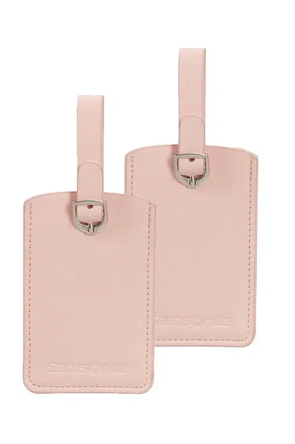 Rose Pink Samsonite 2 Pak Global Rectangle Luggage Id Tag-Bagasjetag-BagBrokers