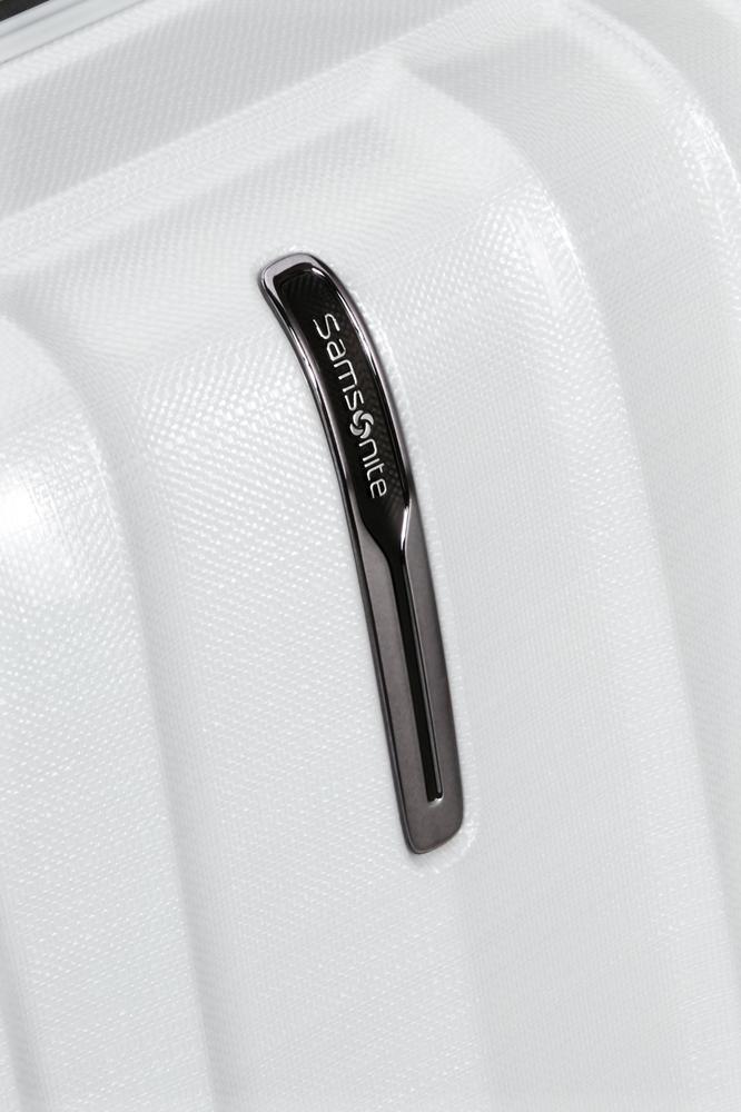 Samonite Nexis utvidbar kabinkoffert 55 cm med 4 hjul Cotton White-Harde kofferter-BagBrokers