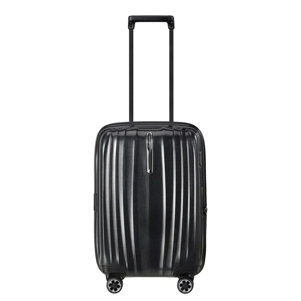 Samonite Nexis utvidbar smal kabinkoffert 55 cm med 4 hjul Onyx black-Harde kofferter-BagBrokers