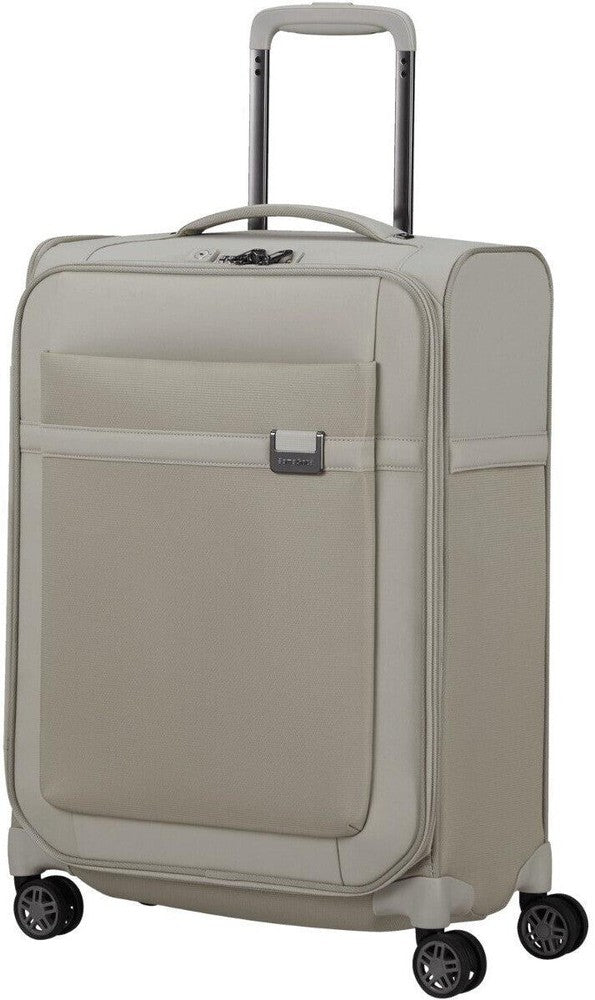 Samsonite AIREA kabinkoffert med 4 hjul 55 cm (20cm) 1,8 kg Sand Storm-Myke kofferter-BagBrokers