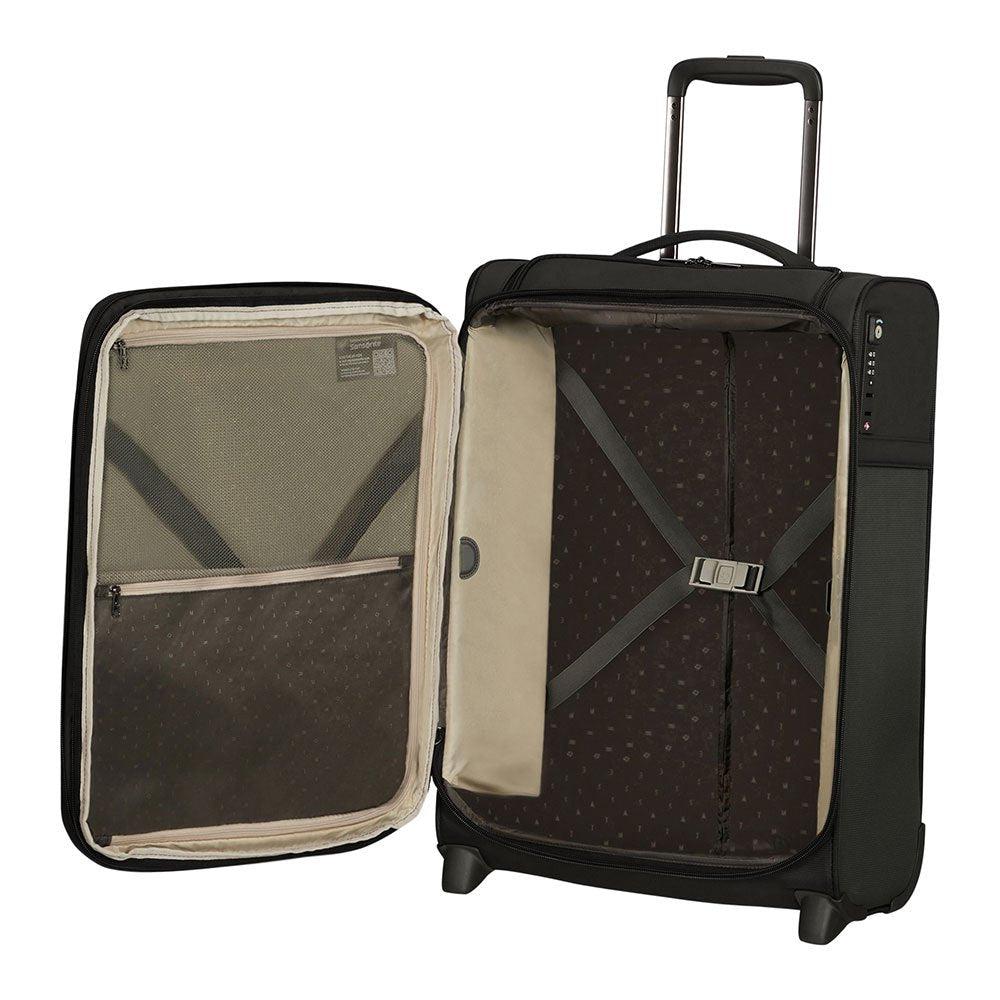 Samsonite AIREA utvidbar kabinkoffert med 2 hjul 55 cm 1,9 kg Svart-Myke kofferter-BagBrokers