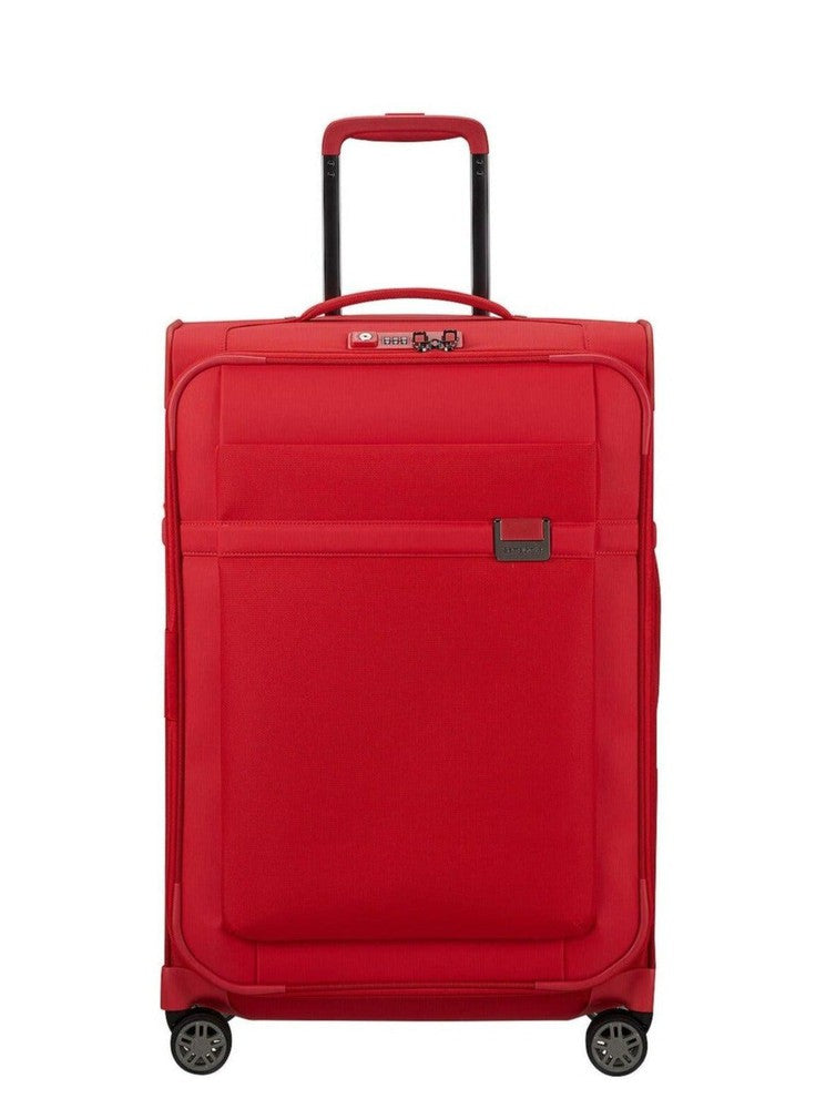 Samsonite AIREA utvidbar myk medium koffert med 4 hjul 67 cm 2,4 kg Hibiscus Red-Myke kofferter-BagBrokers