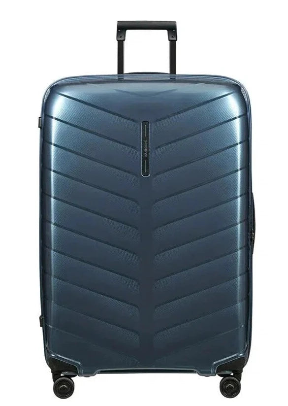 Samsonite ATTRIX ekstra stor koffert 81 cm/120 L Steel Blue-Harde kofferter-BagBrokers
