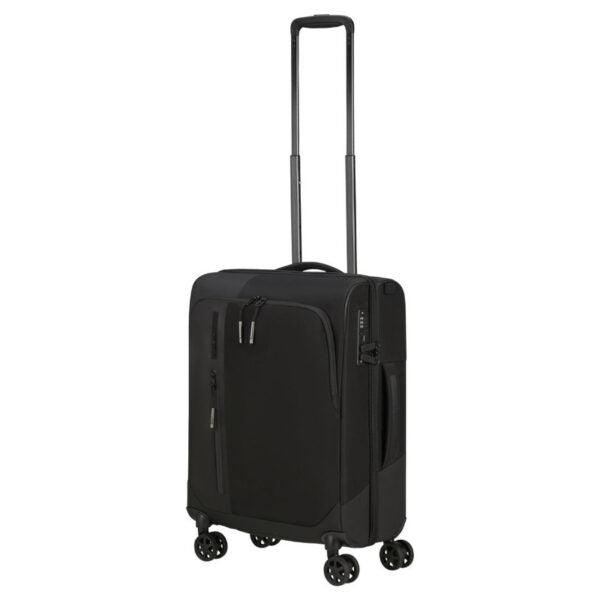 Samsonite BIZ2GO utvidbar kabinkoffert med 4 hjul 55 cm Black-Myke kofferter-BagBrokers