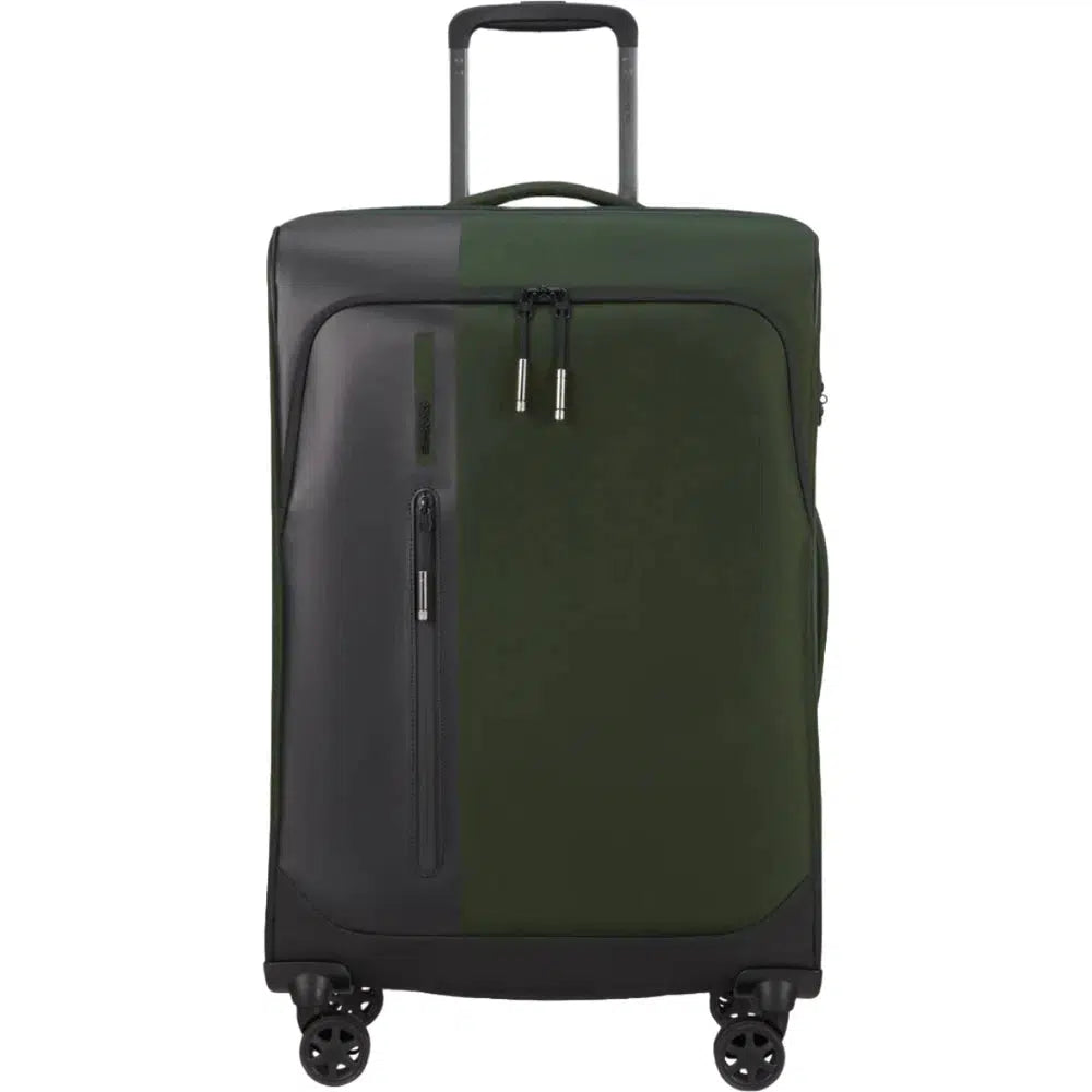 Samsonite BIZ2GO utvidbar medium koffert 66 cm Earth Green-Myke kofferter-BagBrokers