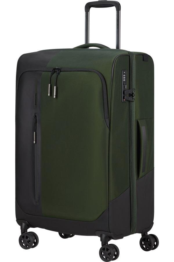 Samsonite BIZ2GO utvidbar medium koffert 66 cm Earth Green-Myke kofferter-BagBrokers