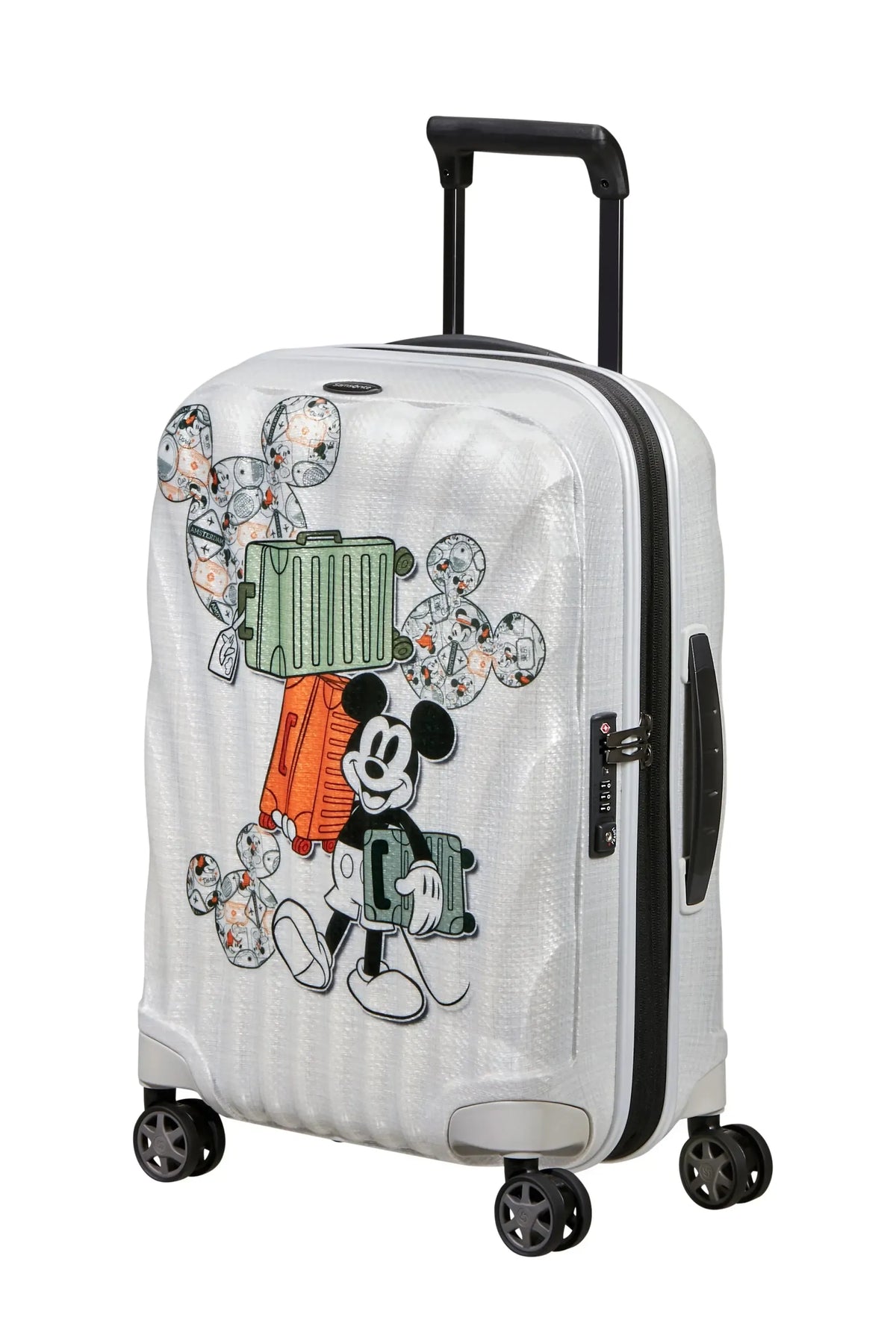 Samsonite C-Lite Disney utvidbar kabinkoffert 55 cm/42 L Mickey's Travel Tales-Harde kofferter-BagBrokers