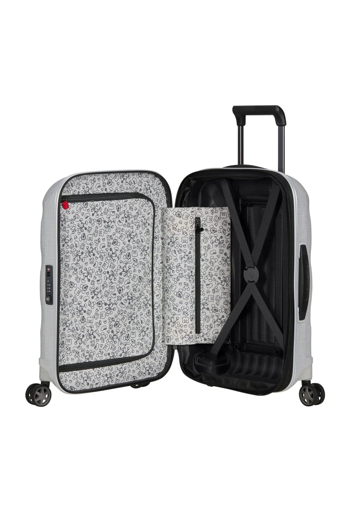 Samsonite C-Lite Disney utvidbar kabinkoffert 55 cm/42 L Mickey's Travel Tales-Harde kofferter-BagBrokers
