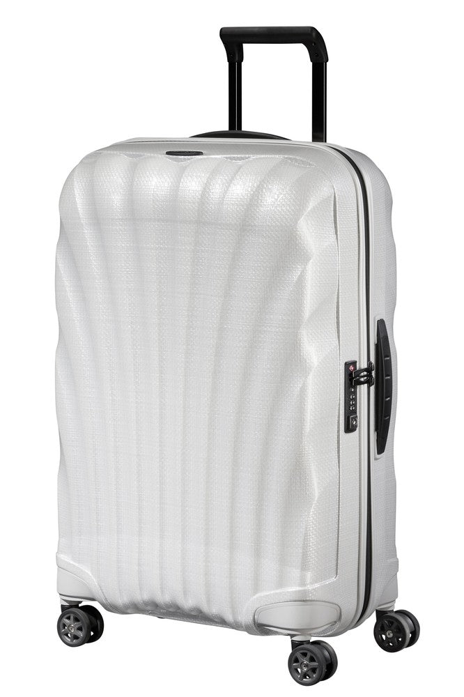 Samsonite C-Lite Ultralett hard Medium koffert 69 cm/68 L Offwhite-Harde kofferter-BagBrokers