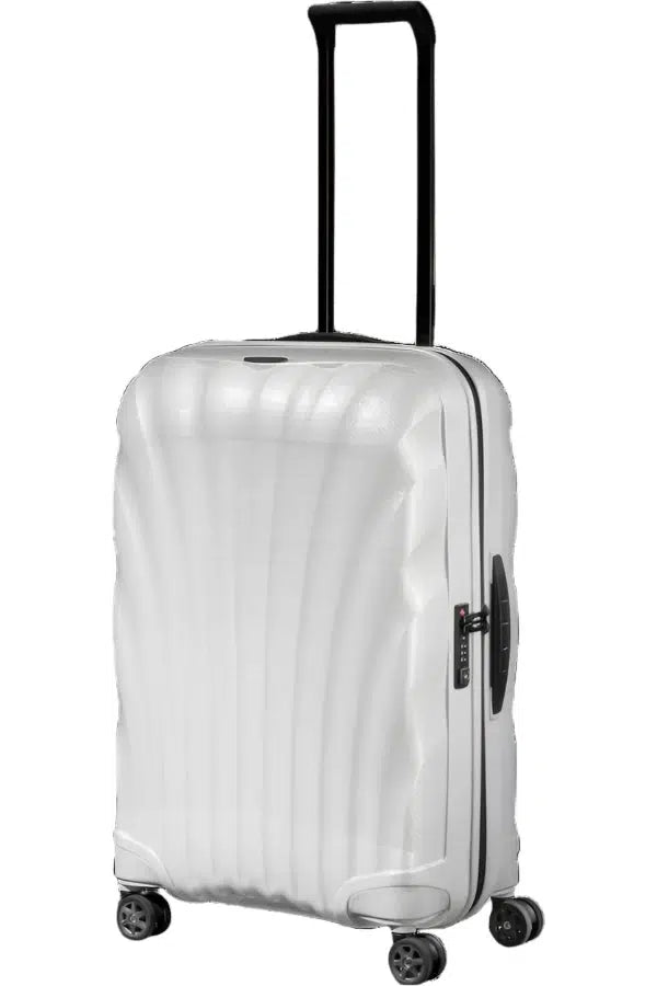 Samsonite C-Lite Ultralett hard Medium koffert 69 cm/68 L Offwhite-Harde kofferter-BagBrokers