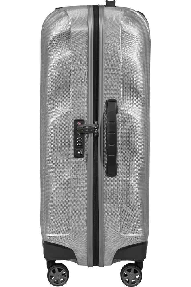 Samsonite C-Lite Ultralett hard stor koffert 75 cm/94L Aluminium-Harde kofferter-BagBrokers