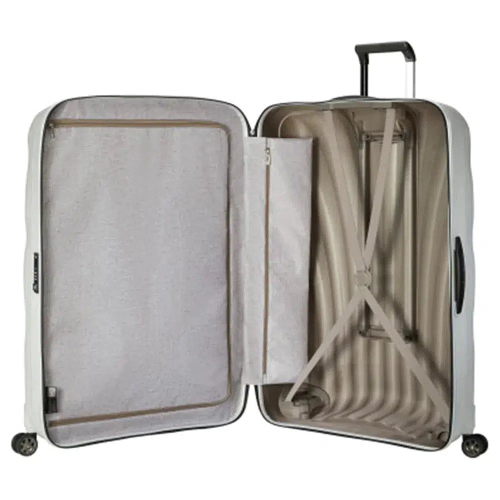 Samsonite C-Lite Ultralett hard stor koffert 75 cm/94L Offwhite-Harde kofferter-BagBrokers