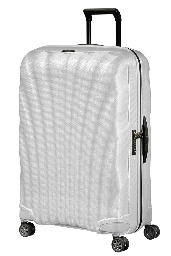 Samsonite C-Lite Ultralett hard stor koffert 75 cm/94L Offwhite-Harde kofferter-BagBrokers